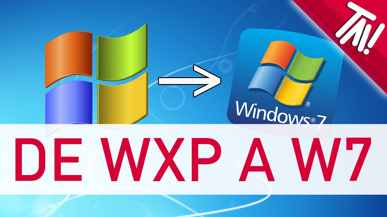 actualizar windows xp a 7 sin perder programas