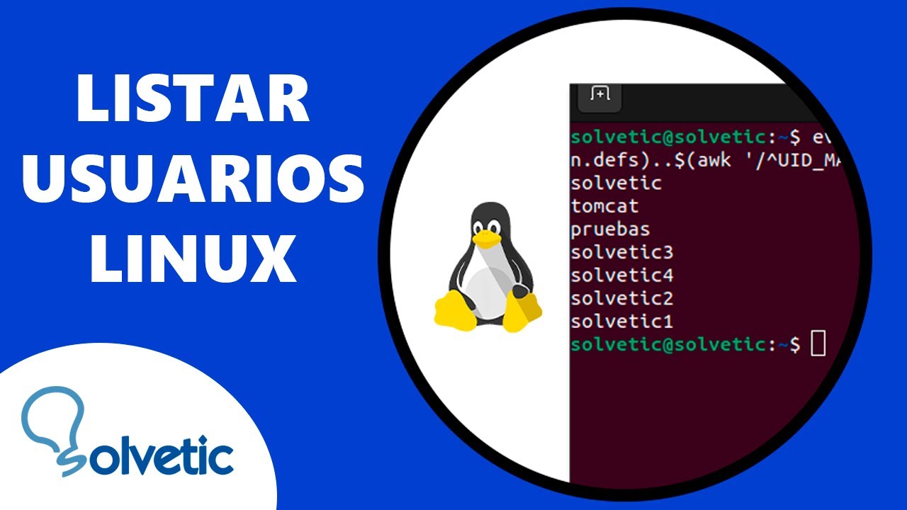 comando para listar usuarios en linux