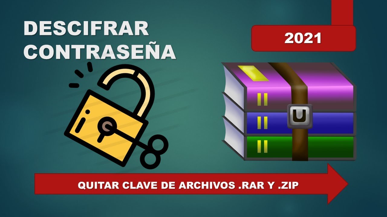 como abrir archivos winrar con contraseña