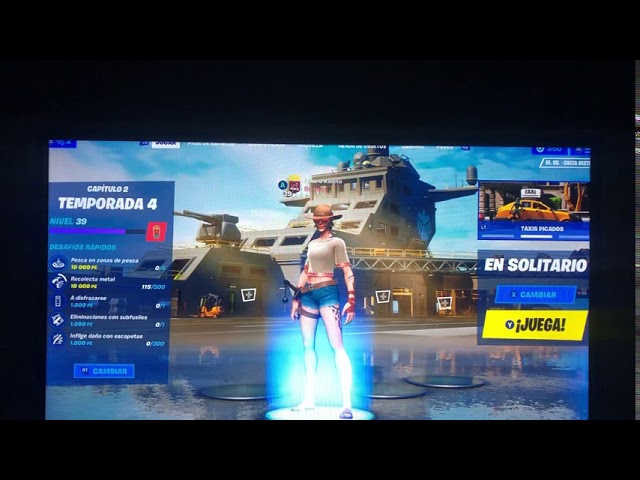 como arreglar la pantalla de fortnite