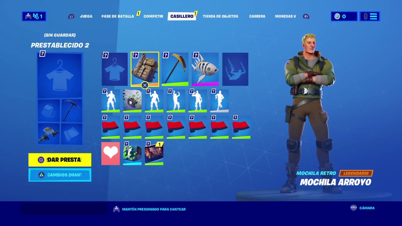 como cambiar de personaje en fortnite