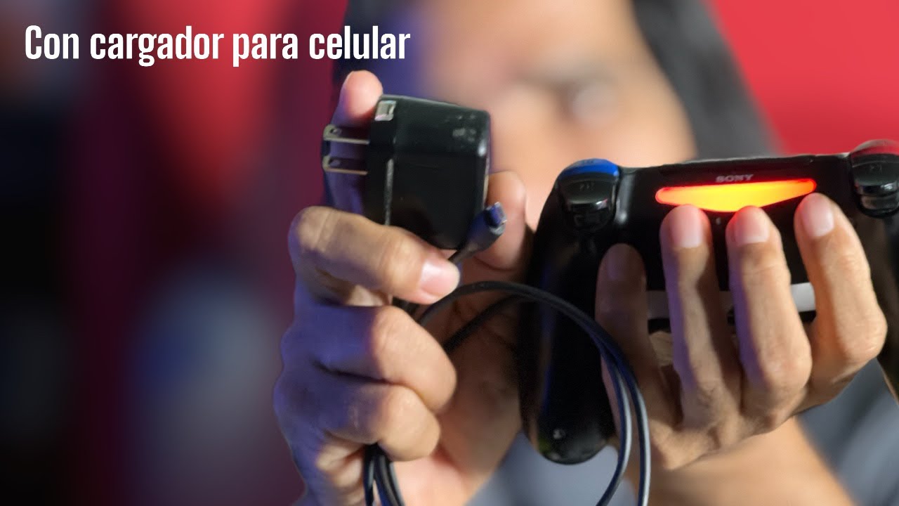 como cargar dualshock 4 sin ps4