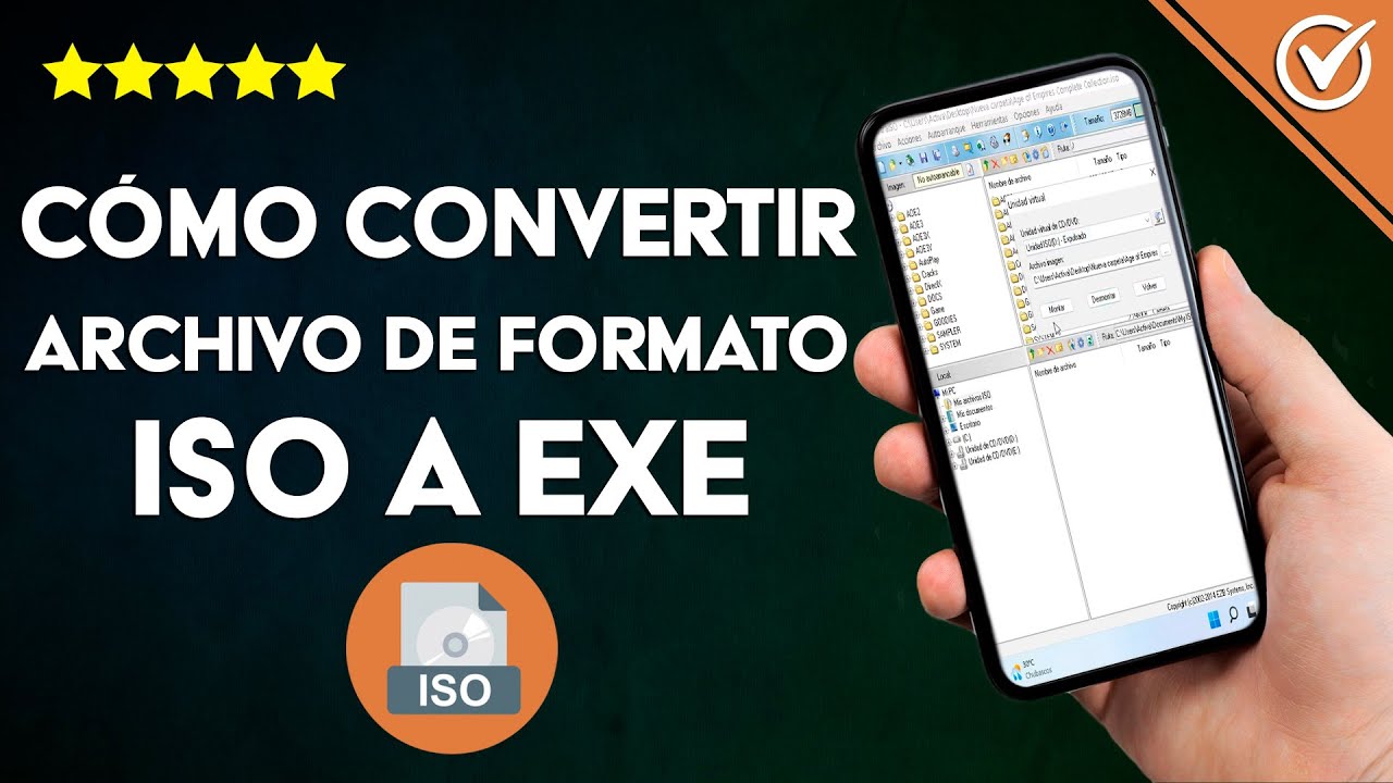 como convertir un iso a exe