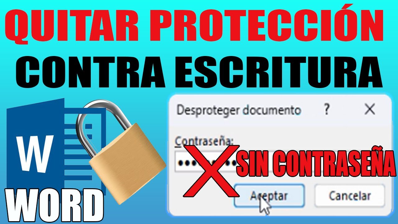 como desproteger un documento word sin saber la contraseña