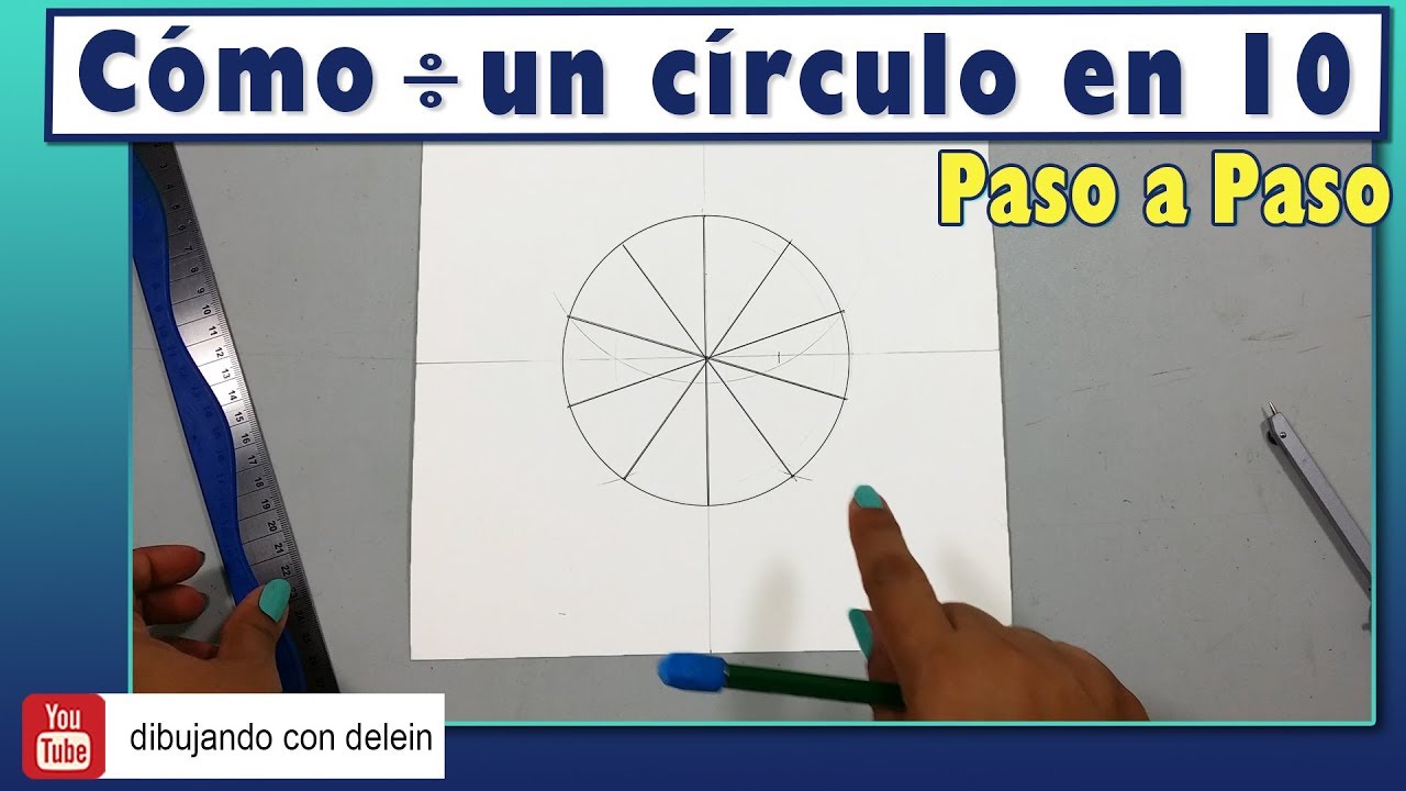 como dividir un circulo en 10