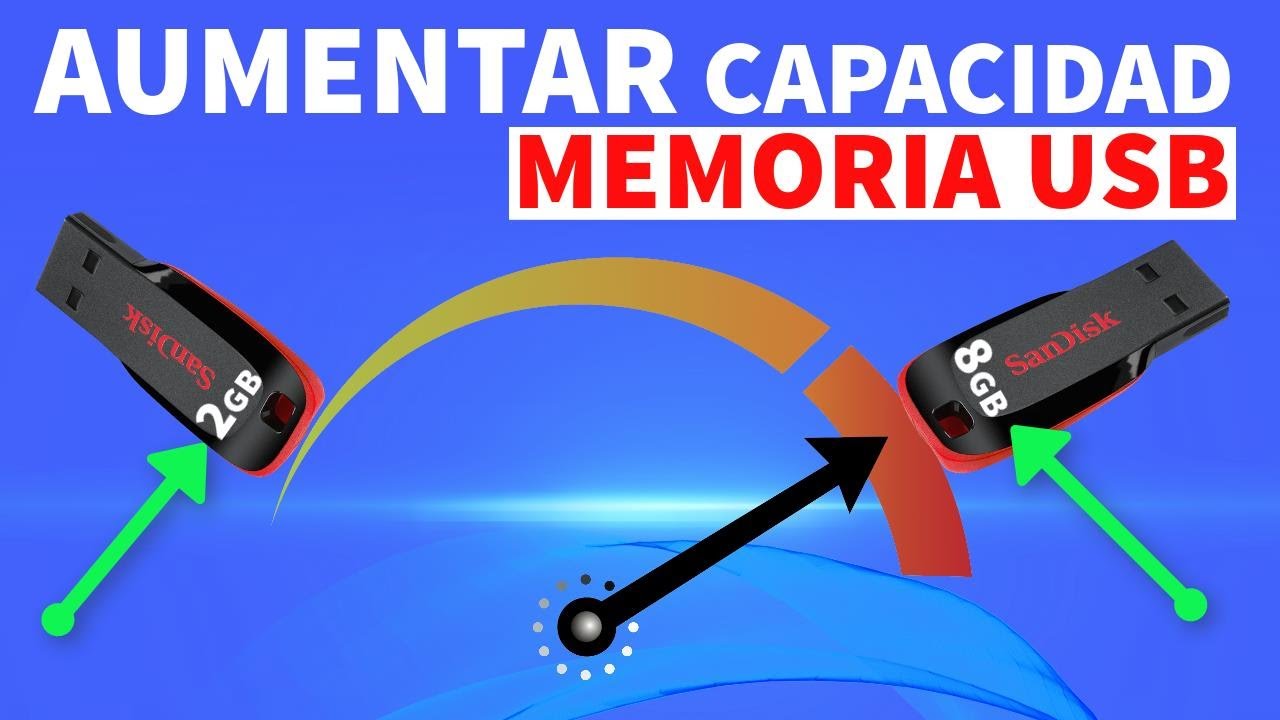 como expandir la capacidad de una memoria usb