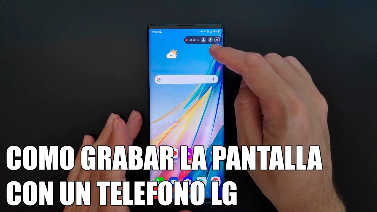 como grabar pantalla en lg q6