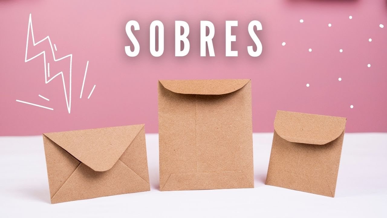 como hacer sobres de papel cuadrados