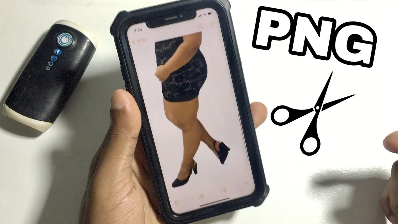 como hacer una imagen png en iphone