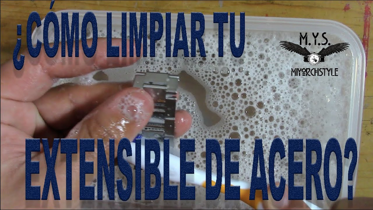 como limpiar el extensible de mi reloj