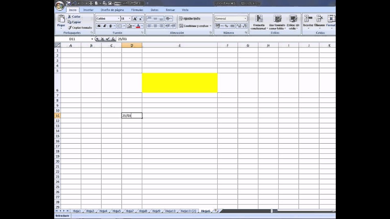 como modificar las celdas en excel