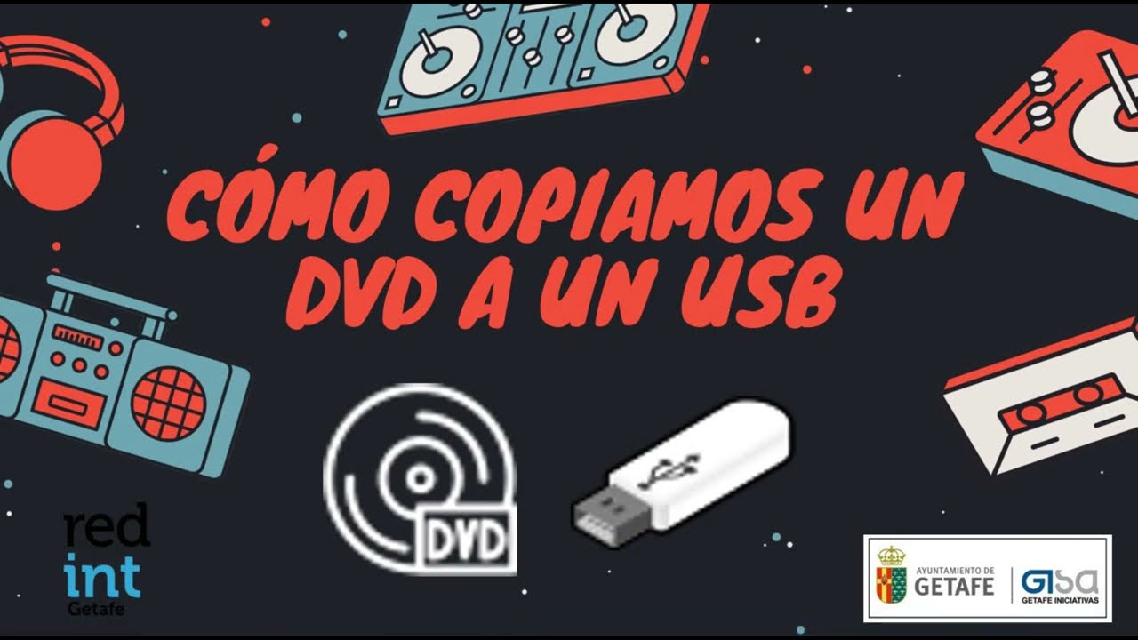 como pasar un dvd a usb