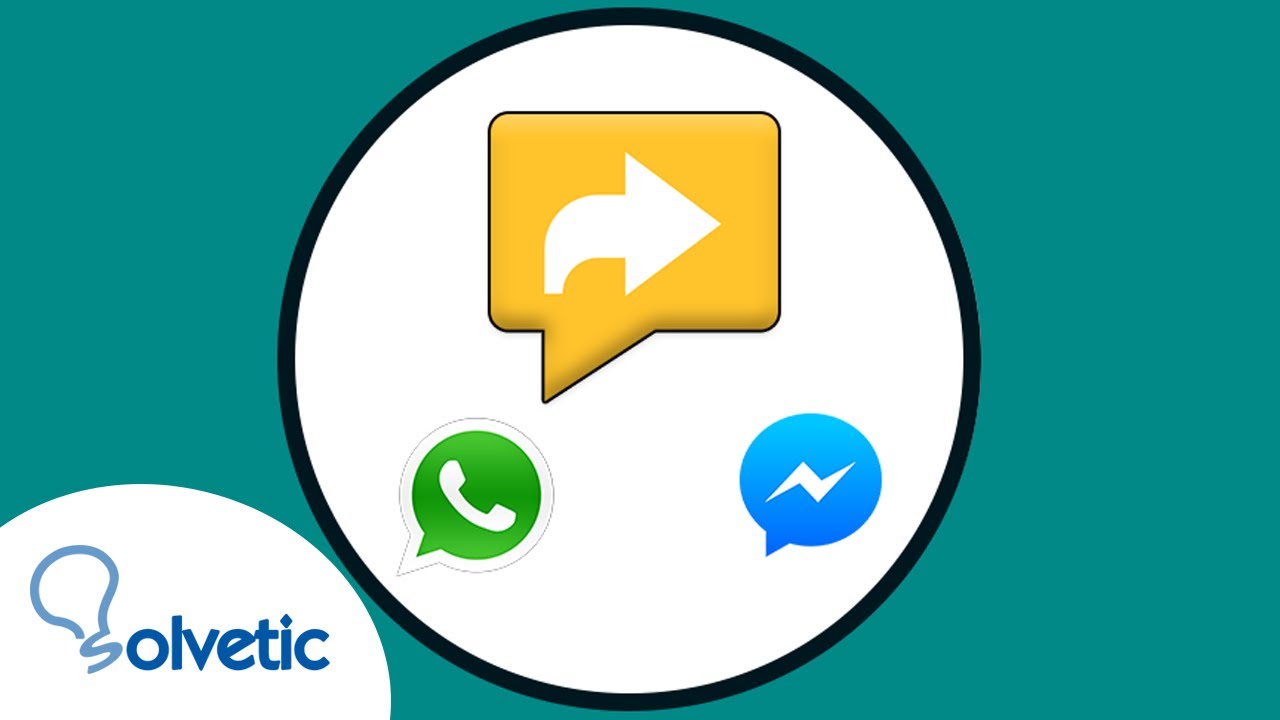 como pasar un mensaje de whatsapp a messenger