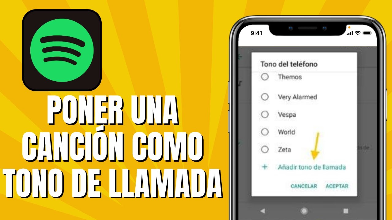 como poner cancion de spotify como tono de llamada