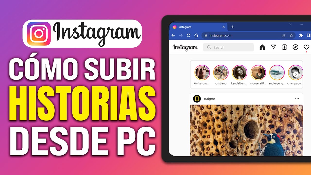 como poner historias en instagram en pc