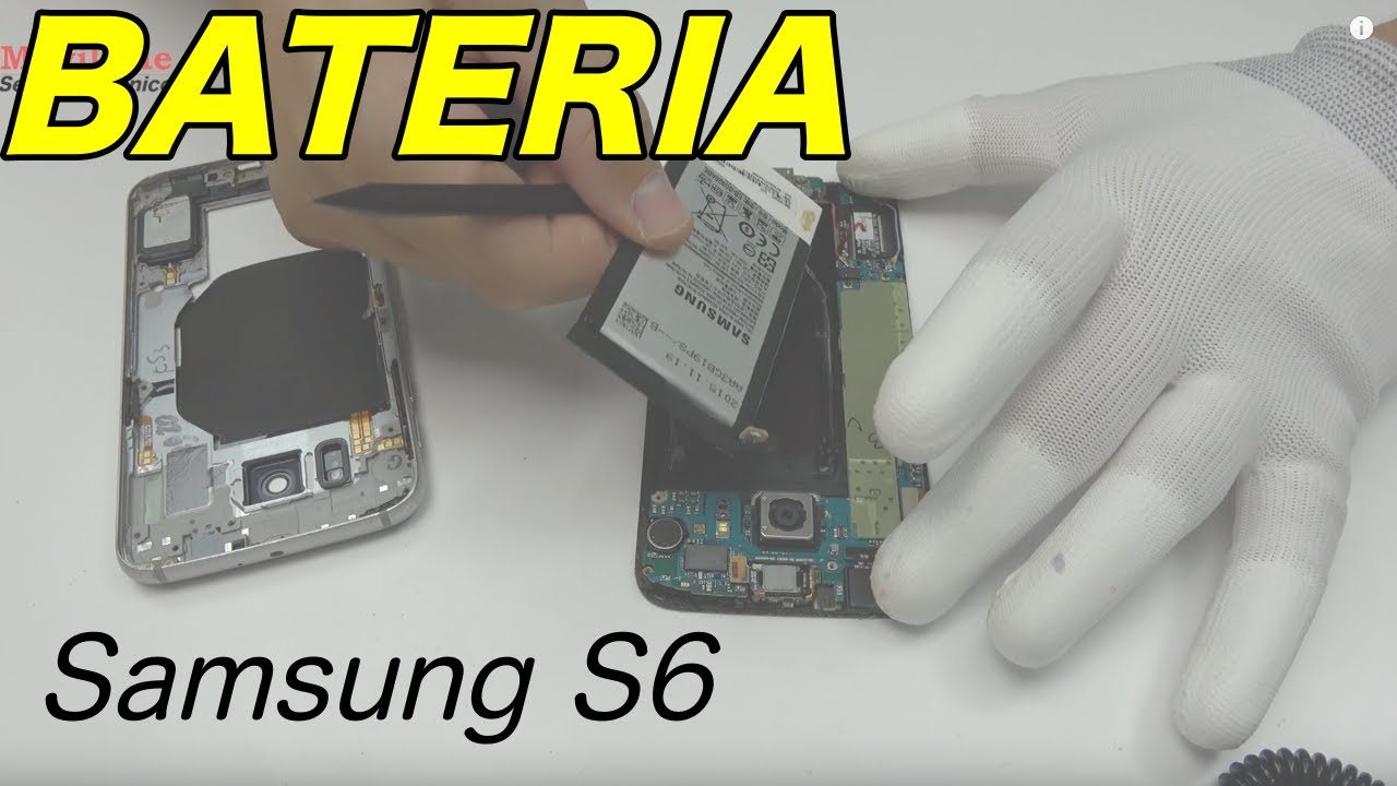 como quitar la bateria de un samsung galaxy s6