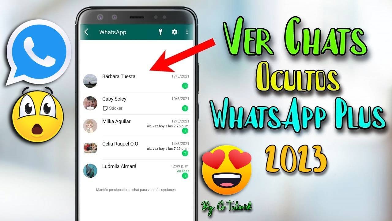 como ver los chats ocultos en whatsapp plus
