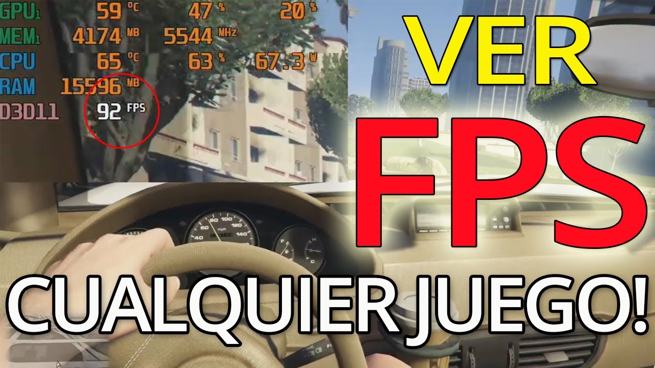 como ver los fps en gta v