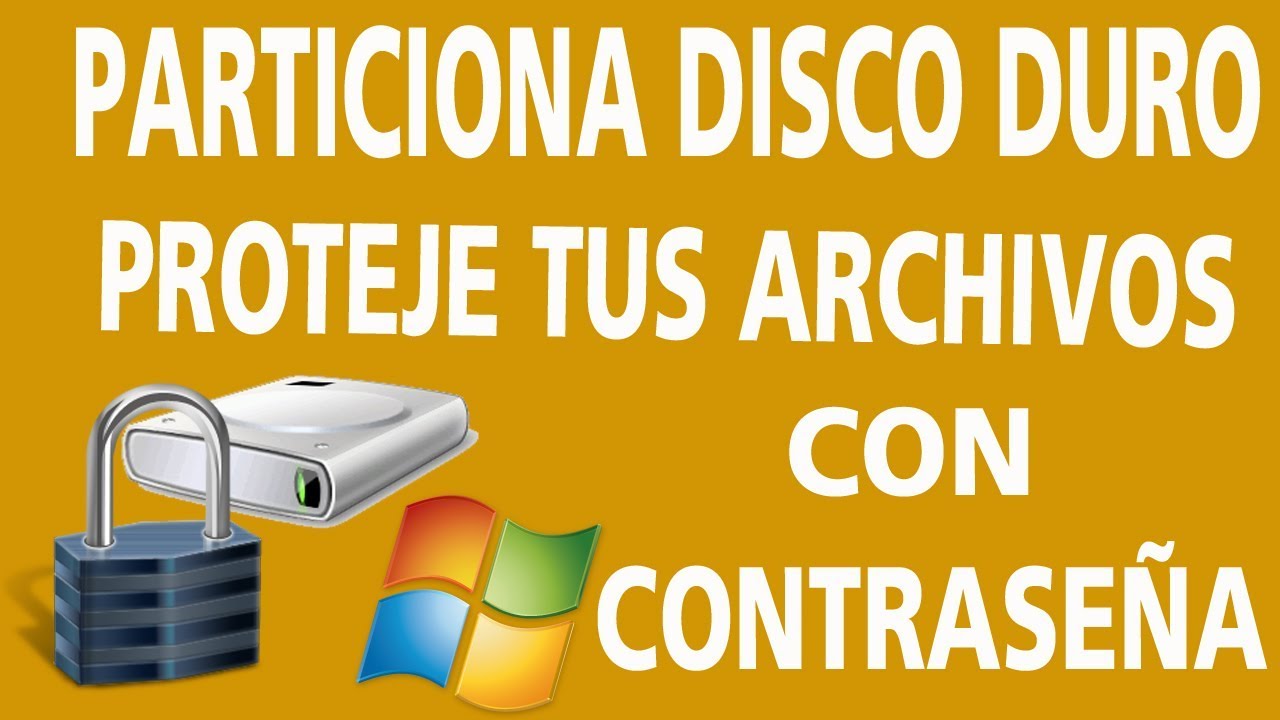 contraseña disco duro externo windows 7