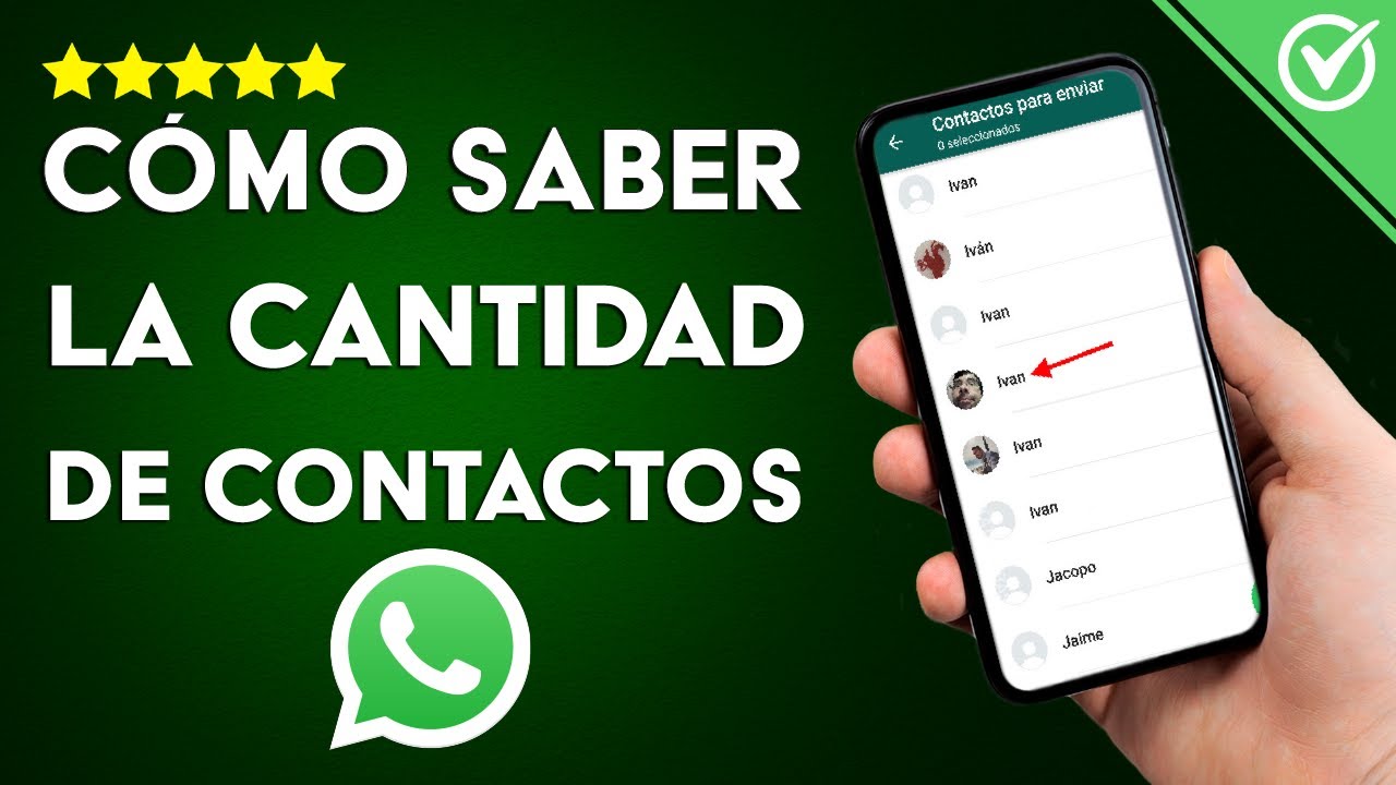 cuantos contactos tengo en mi celular