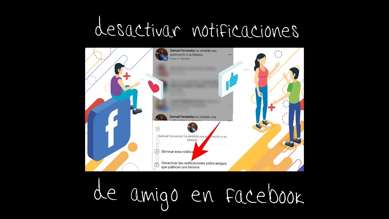 desactivar notificaciones facebook de un amigo