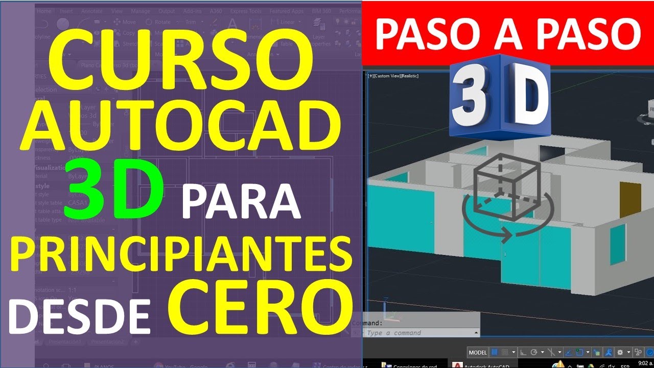 dibujar en tres dimensiones con autocad