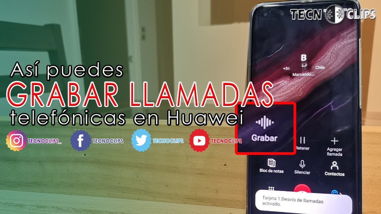 grabar llamadas en huawei p30 lite