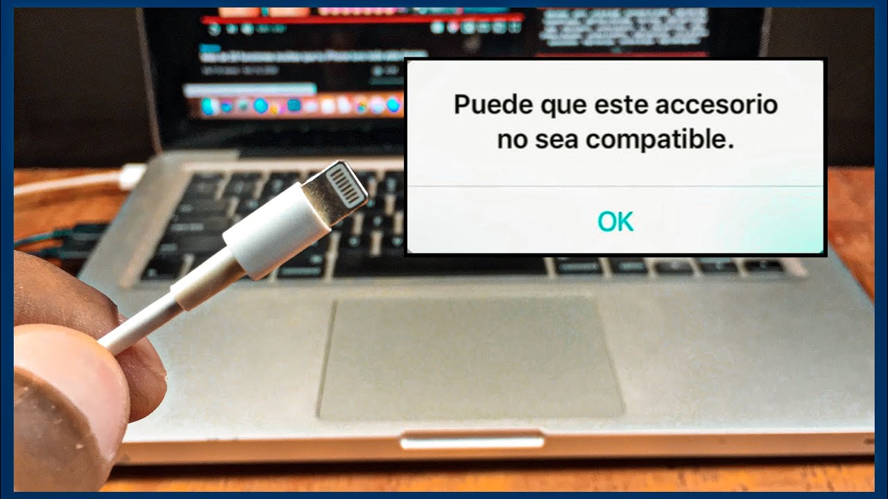mi cargador dice que no es compatible