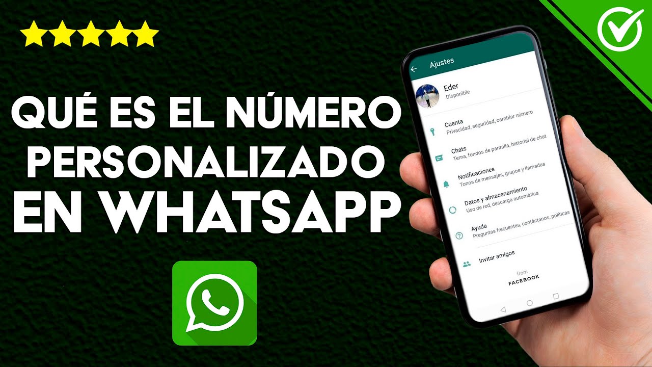 que significa numero personalizado en whatsapp