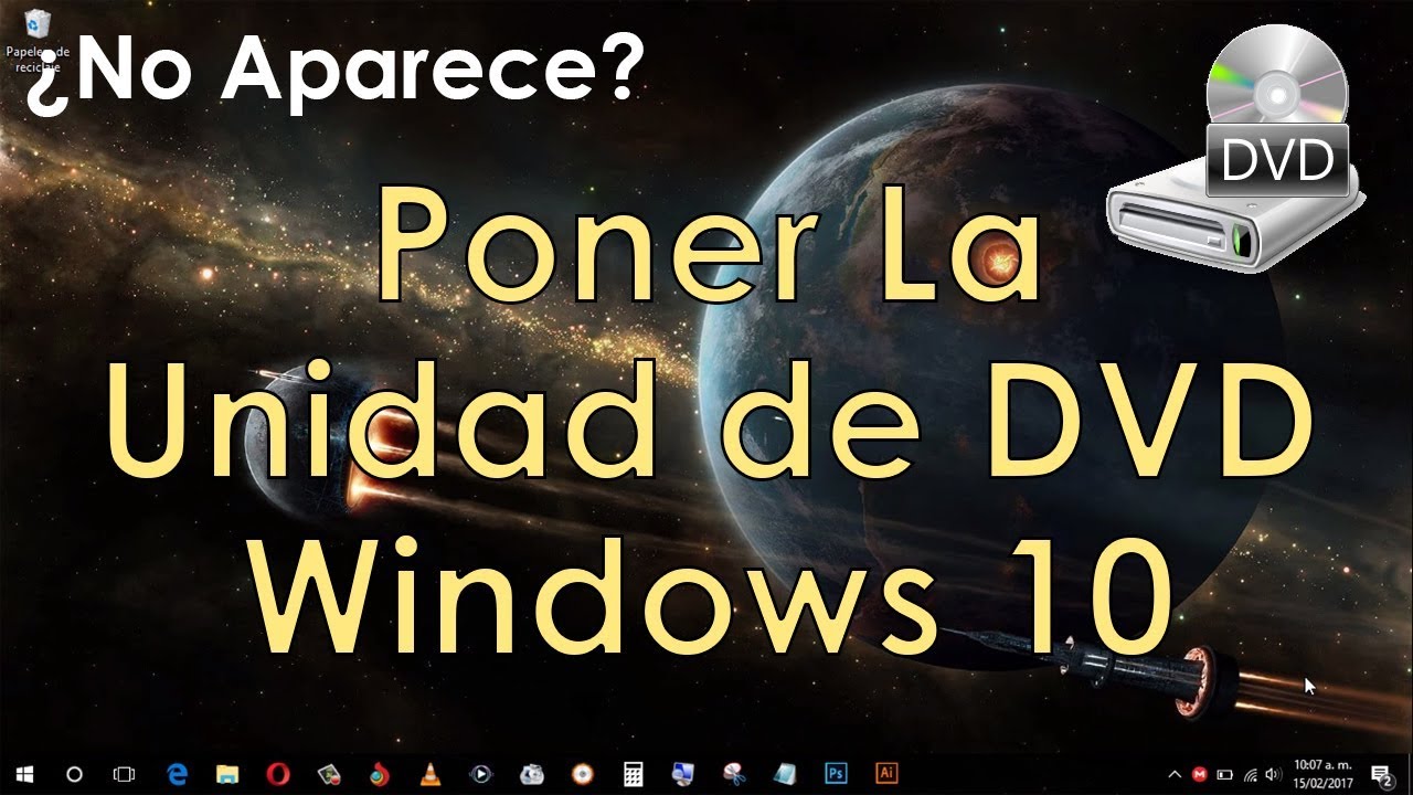 windows 8 no reconoce unidad de dvd solución