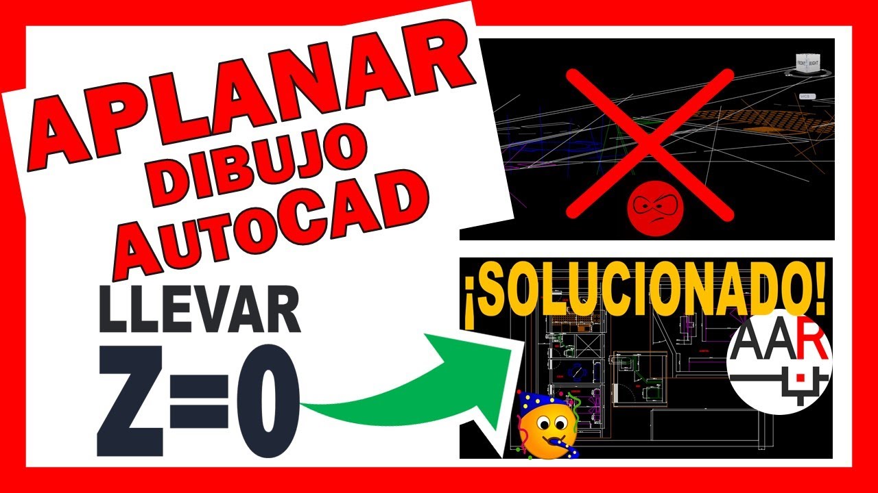 autocad poner todo en cota 0