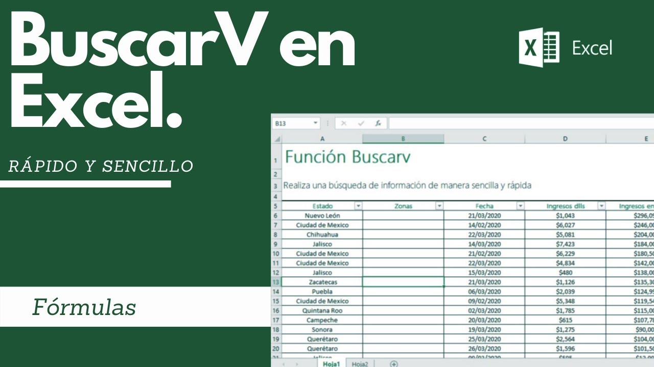 buscar datos en otra hoja de excel