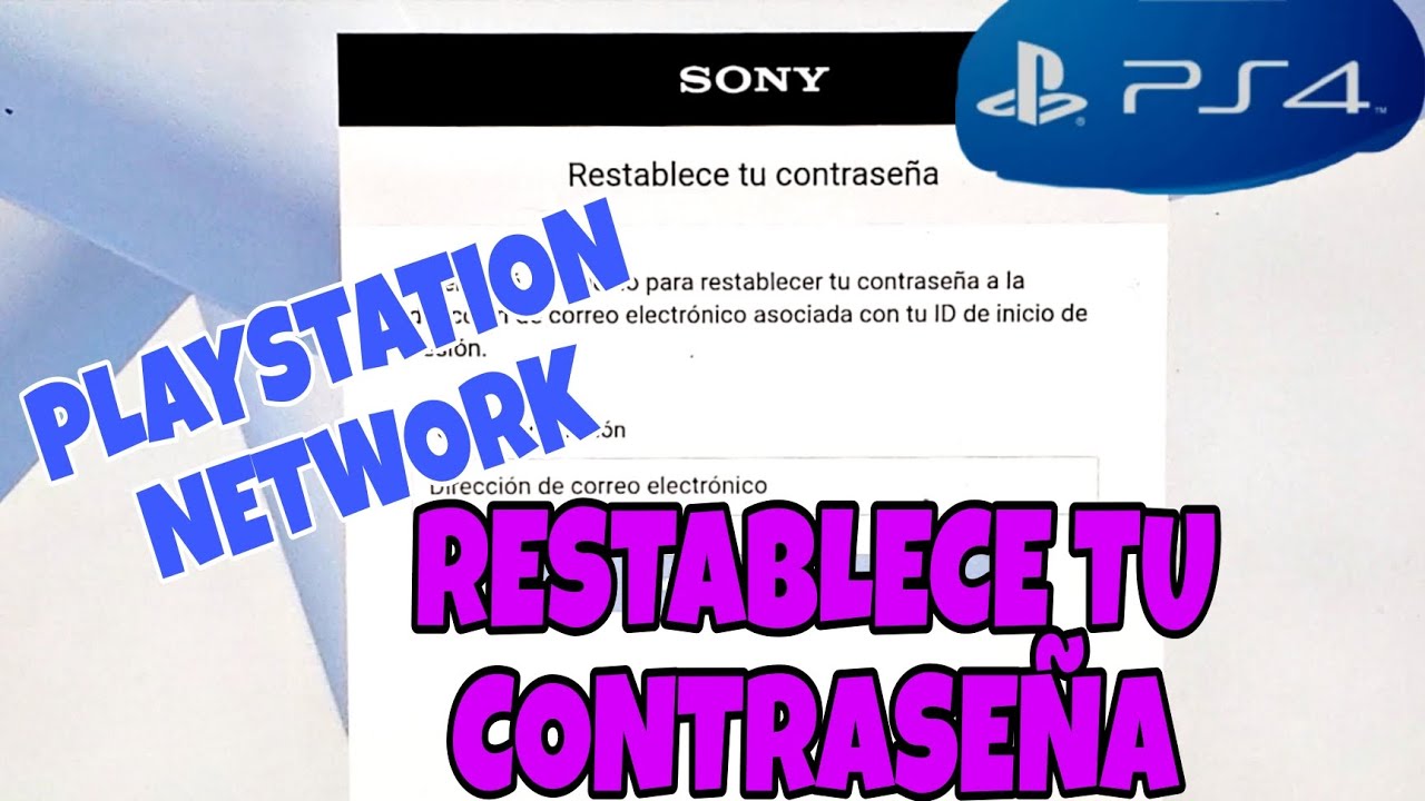 cambiar contraseña playstation network desde pc