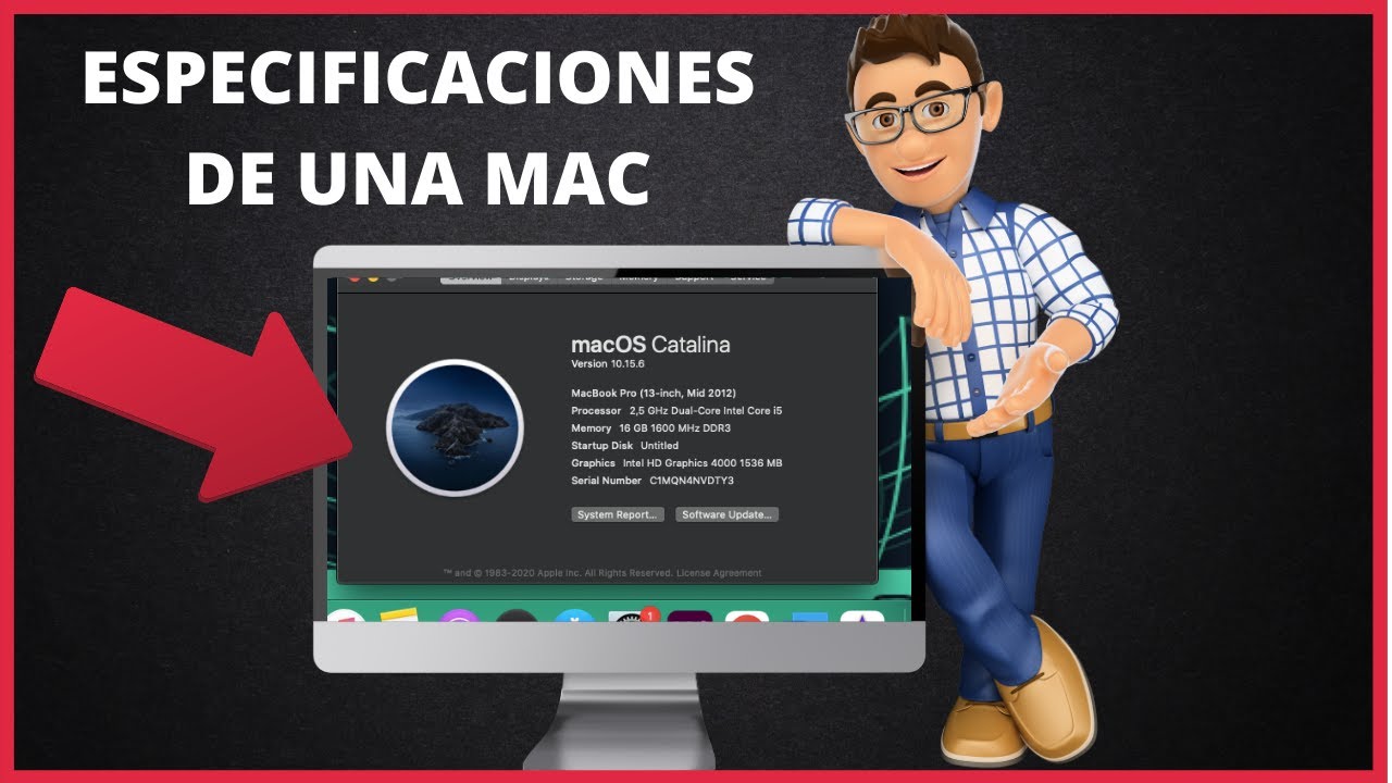 caracteristicas mac por numero de serie