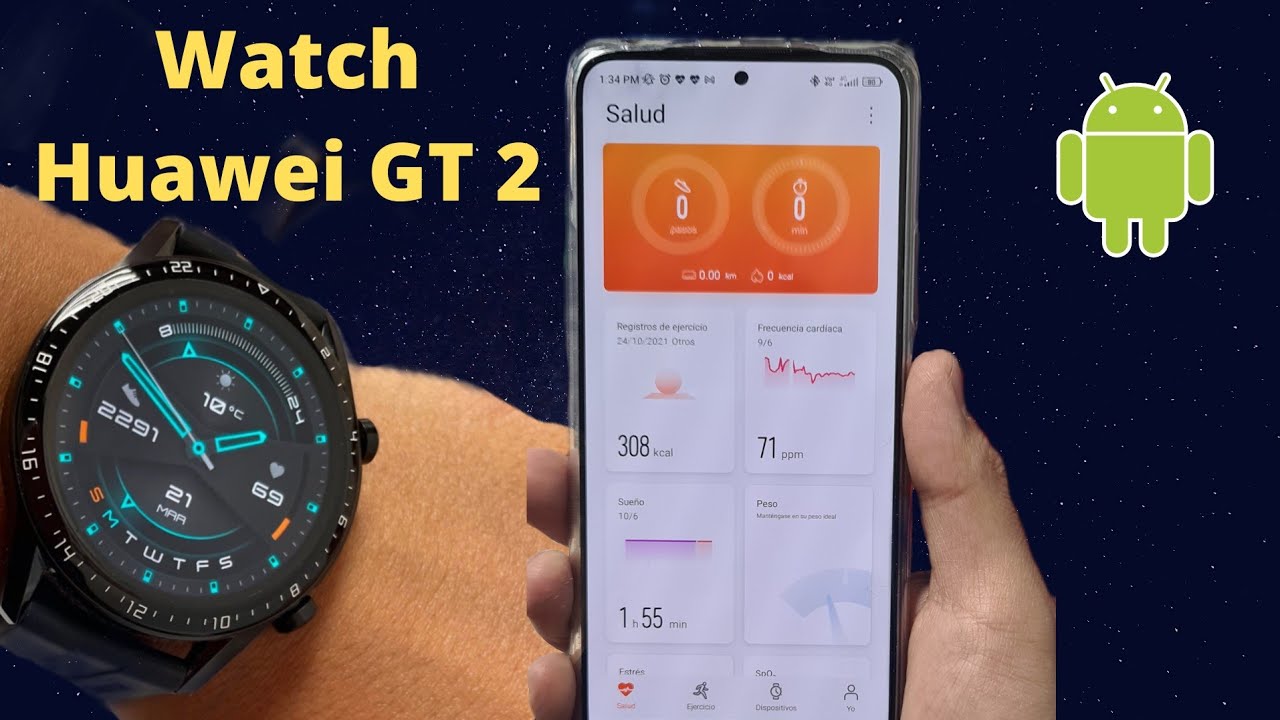 como enlazar huawei watch gt 2