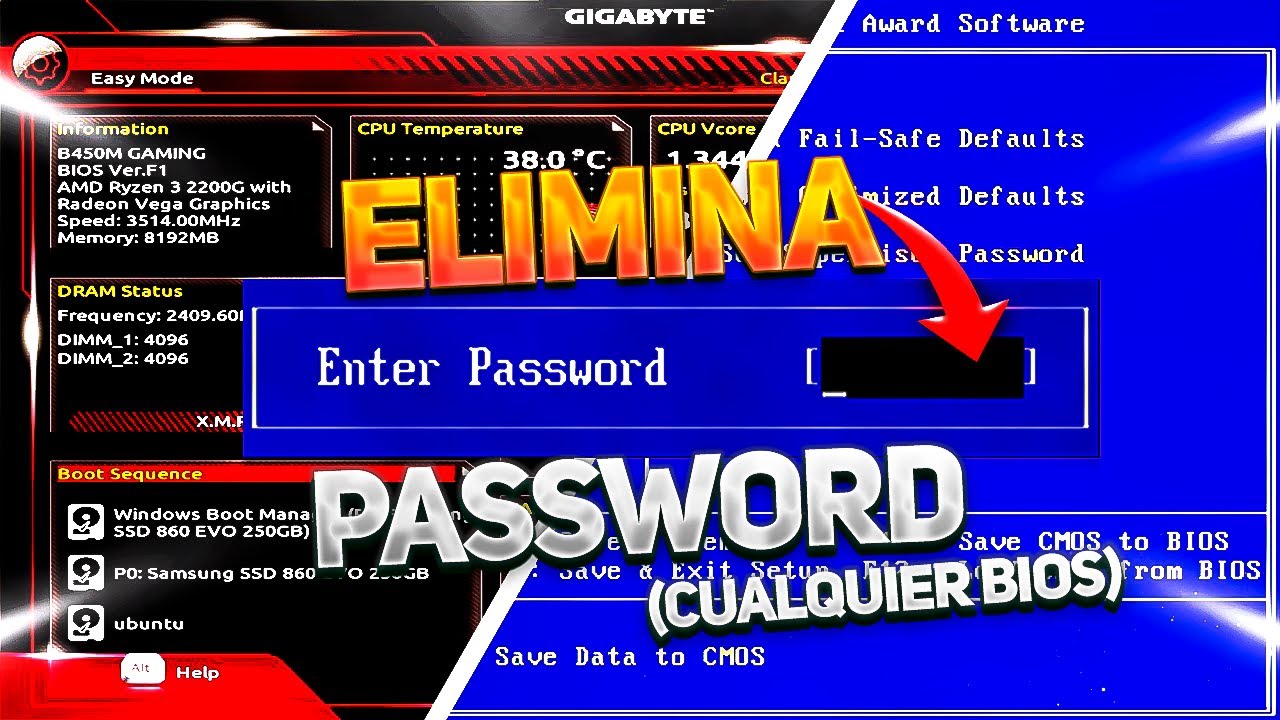 como formatear una pc con contraseña en la bios