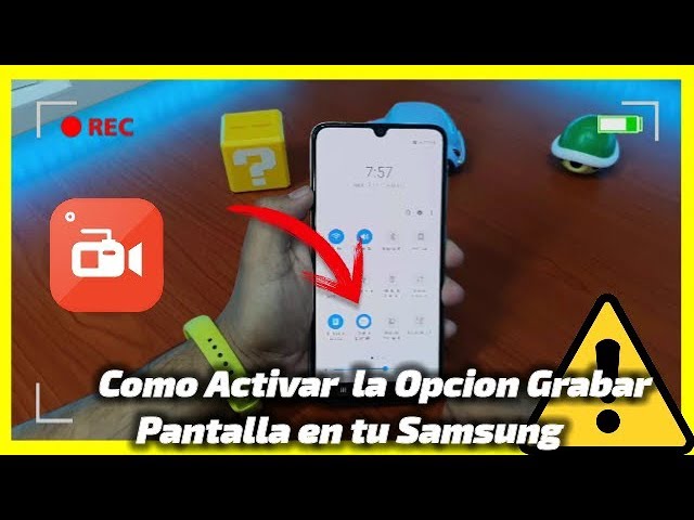 como grabar la pantalla en el samsung a70