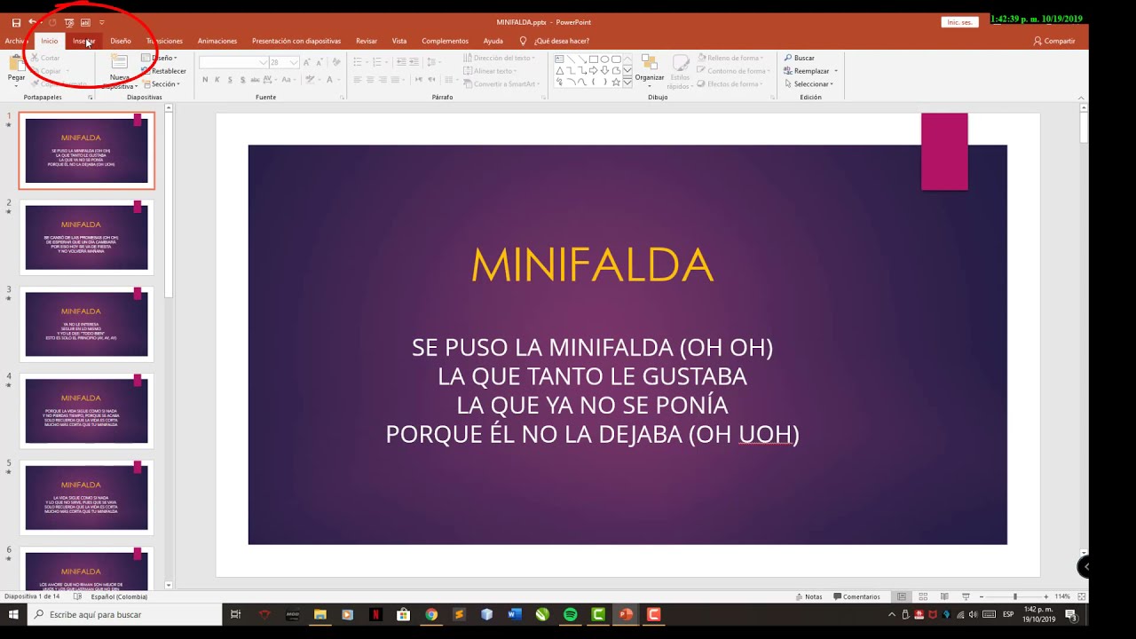 como hacer un video karaoke en power point