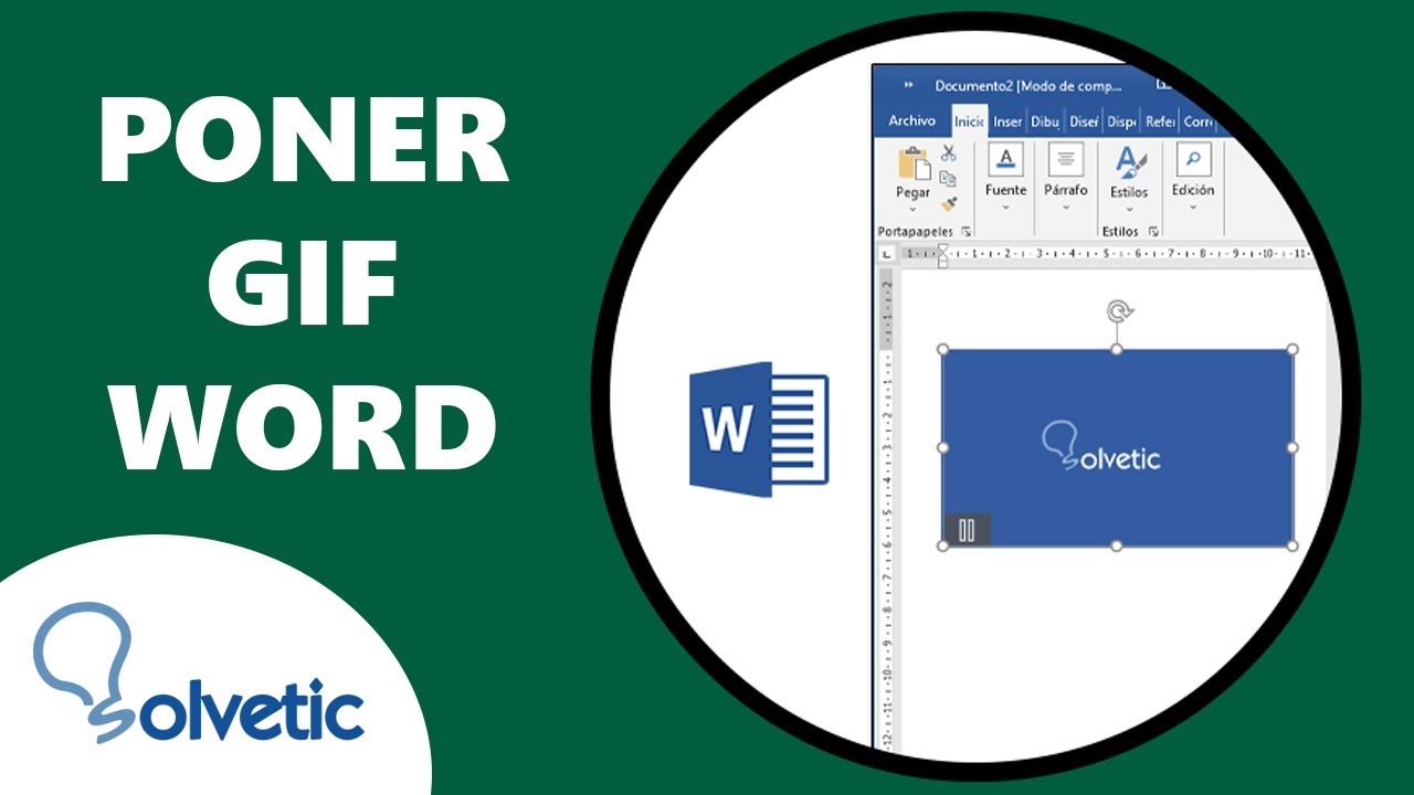 como insertar un gif en word