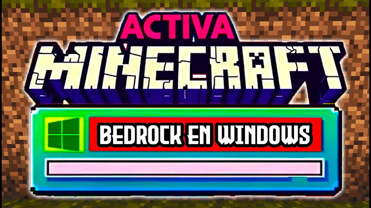 como jugar minecraft bedrock en pc