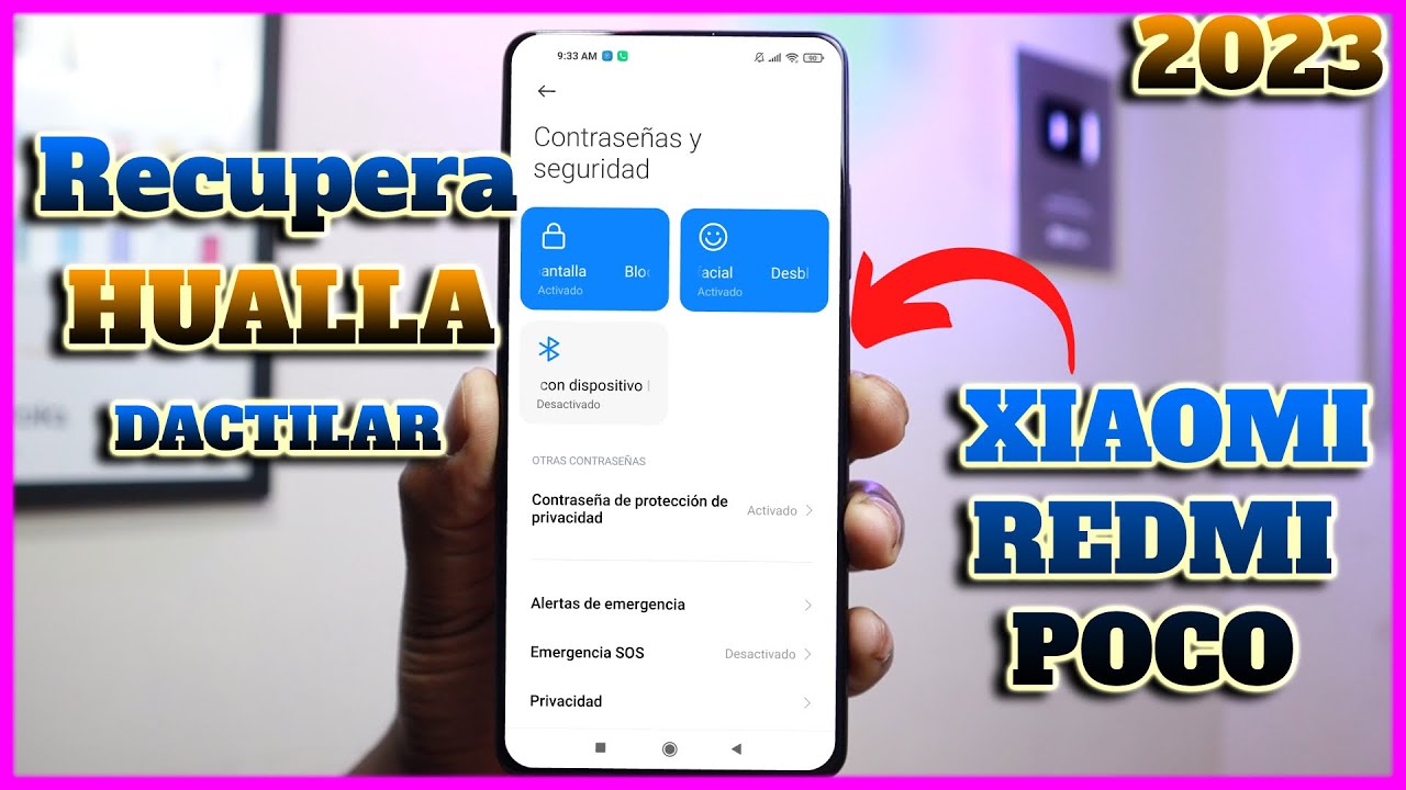 como poner huella en xiaomi redmi note 7