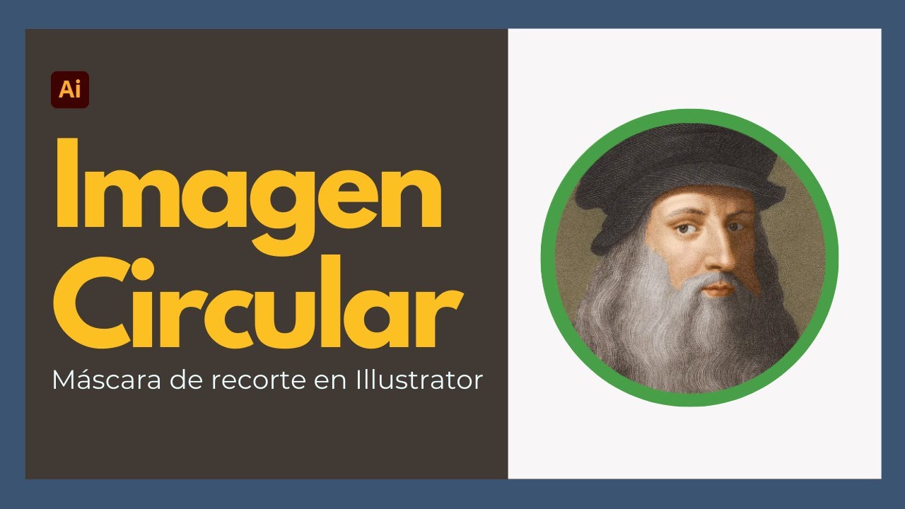 como recortar una imagen en forma de circulo en illustrator