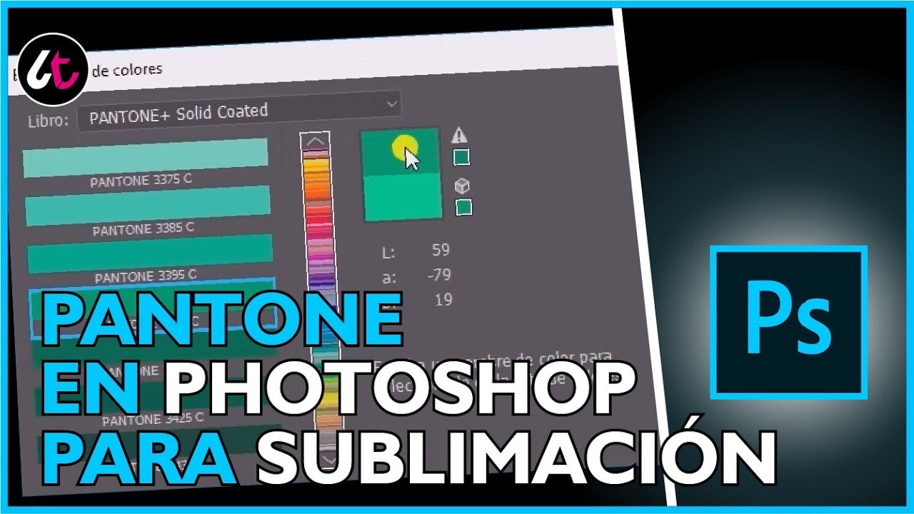 como sacar el pantone en photoshop