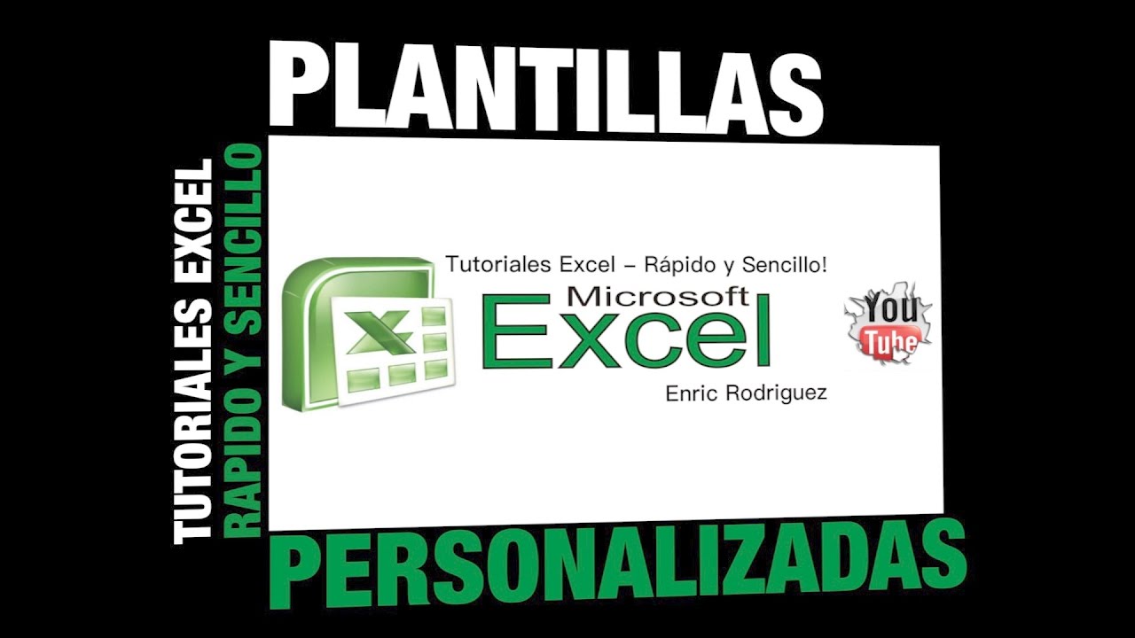 como se hace una plantilla en excel