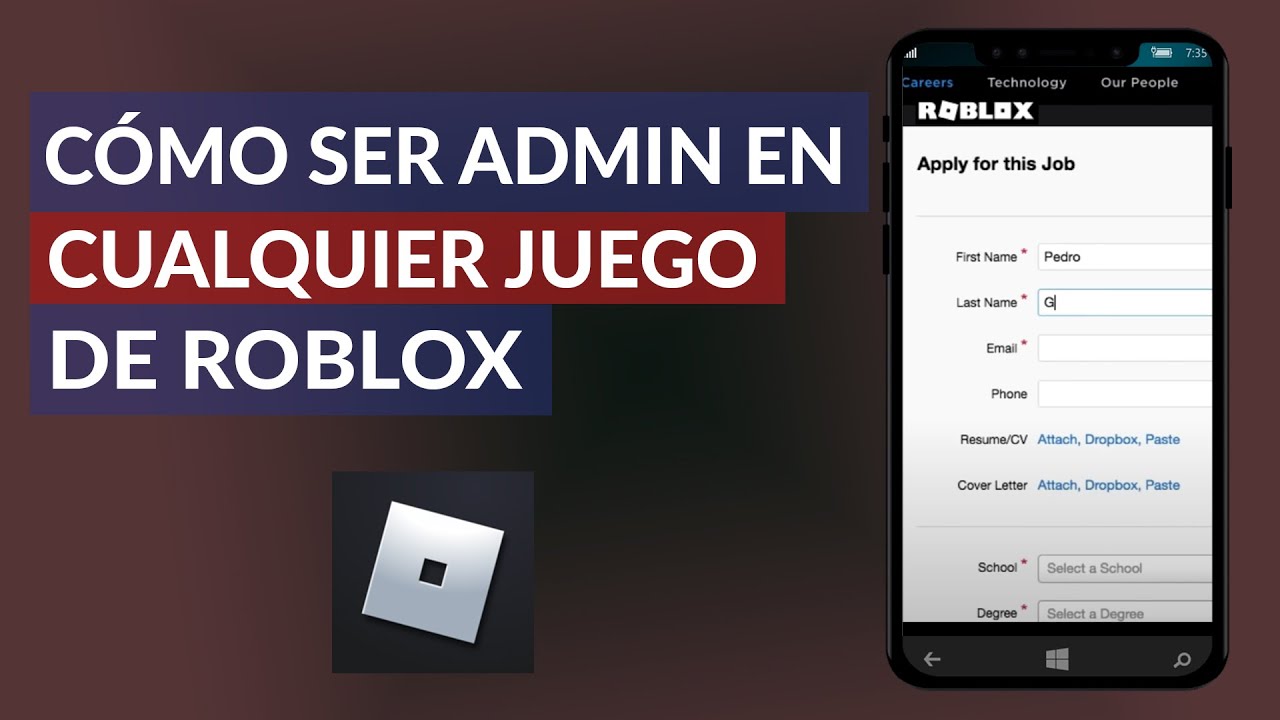 como ser admin en roblox en cualquier juego