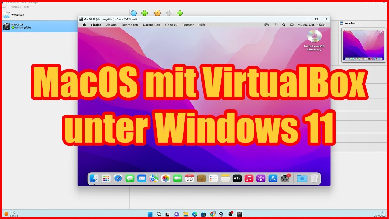 instalar mac os en virtualbox windows 10