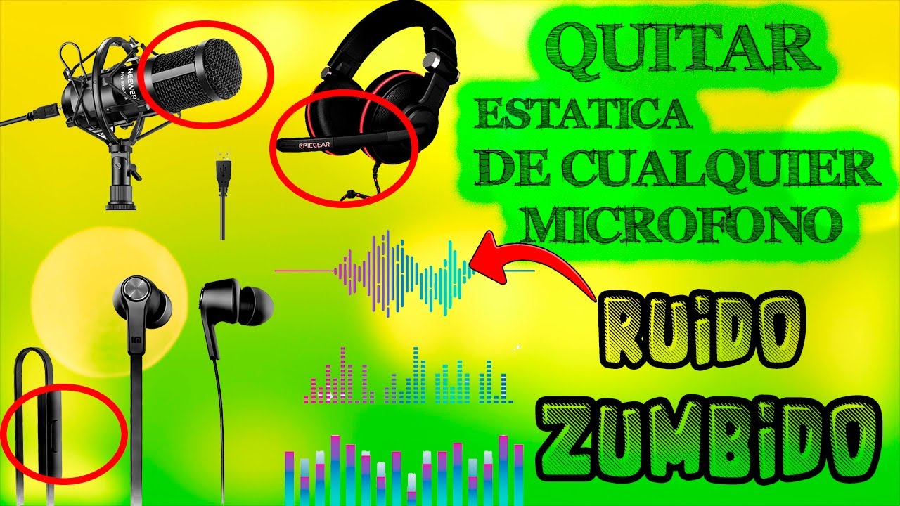 mi microfono se escucha con estatica