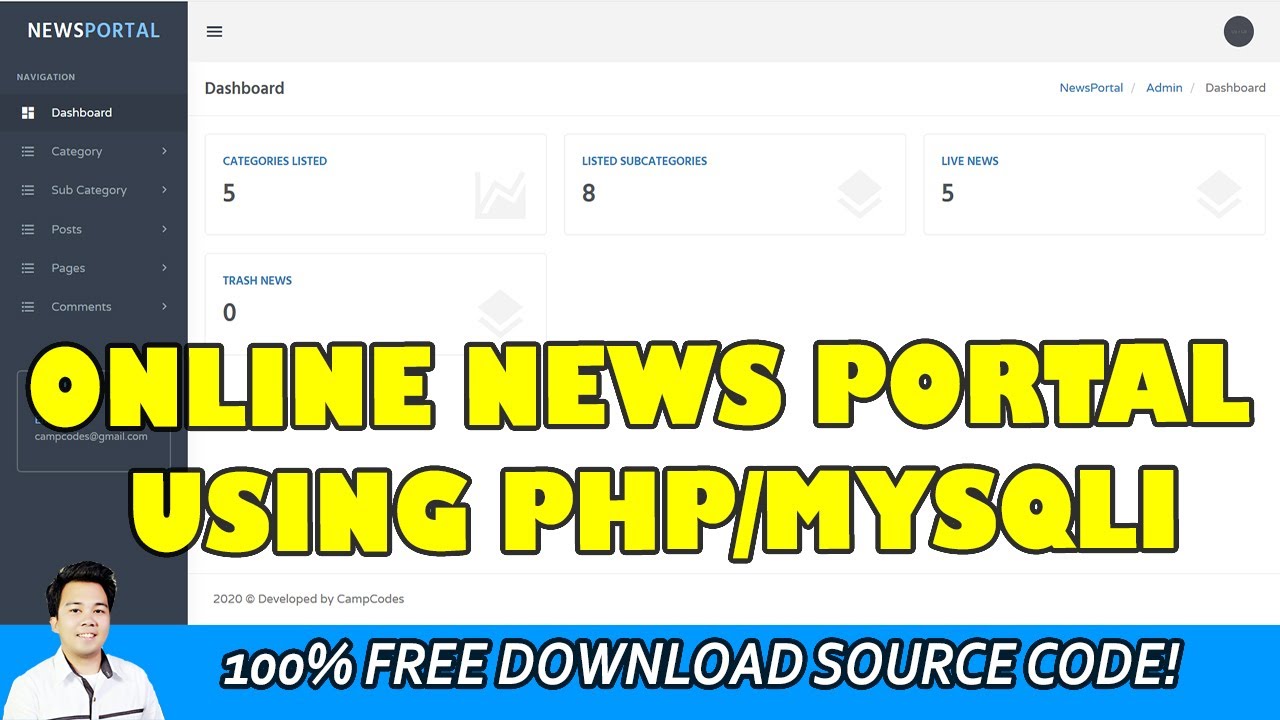 portal de noticias en php y mysql